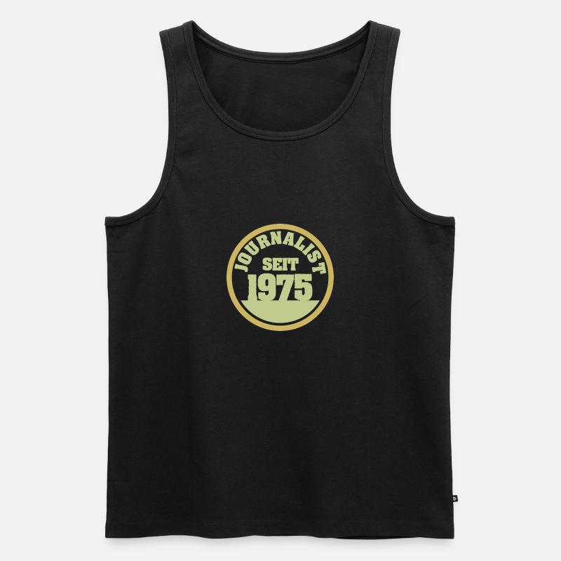 1975 - Männer Premium Bio Tank Top - Schwarz