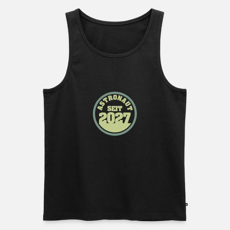 2027 - Männer Premium Bio Tank Top - Schwarz