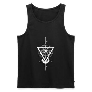 Witchcraft Okkult Gothic Occult Vintage - Männer Premium Bio Tank Top - Schwarz - Vorne - Michal (187cm)