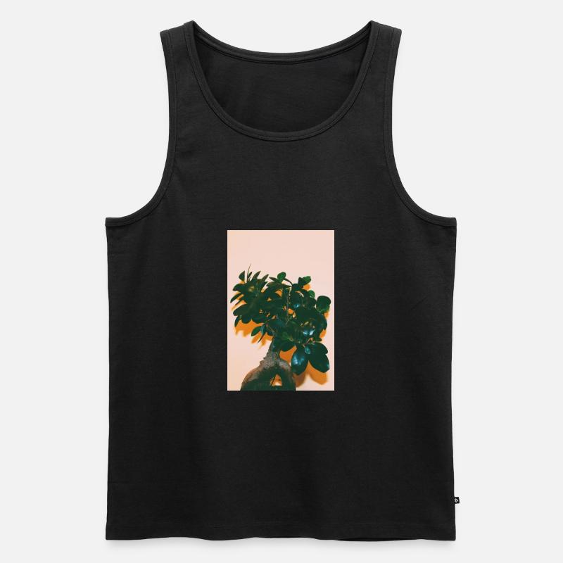 Glücksbaum! - Männer Premium Bio Tank Top - Schwarz