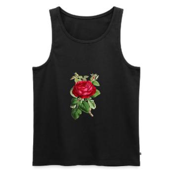 Rose - Débardeur bio Premium Homme - noir - Devant - Michal (187cm)