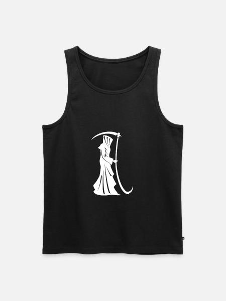 Grim Reaper, Reaper - Men's Premium Organic Tank Top - black