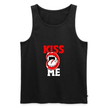 vampire - Men's Premium Organic Tank Top - black - Front - AI Model Male 178 light (178cm)