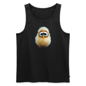 super süßes Kücken - Männer Premium Bio Tank Top - Schwarz - Vorne - Michal (187cm)