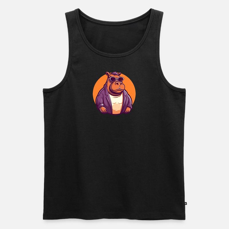 Big Boy - Männer Premium Bio Tank Top - Schwarz