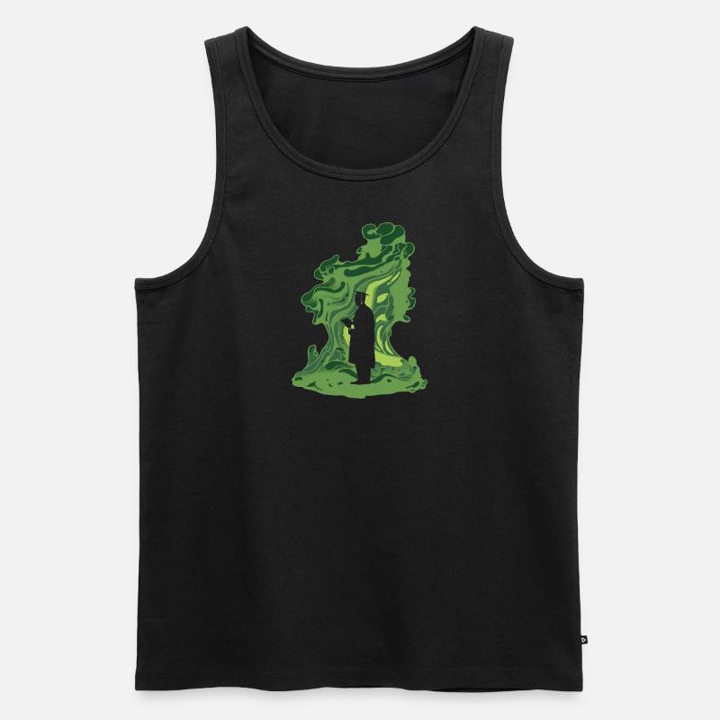 Phd Professor - Männer Premium Bio Tank Top - Schwarz
