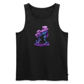 Witch Potion Curse - Men's Premium Organic Tank Top - black - Front - AI Model Male 178 light (178cm)