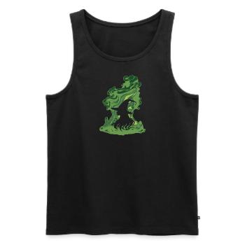 Witch Spell Cauldron - Men's Premium Organic Tank Top - black - Front - AI Model Male 178 light (178cm)