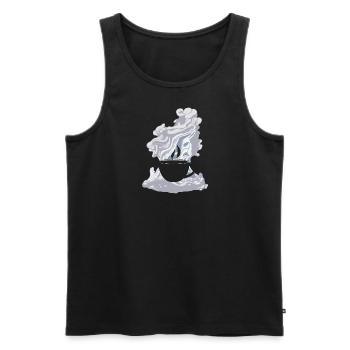 Kaffee Roestung Arabica - Männer Premium Bio Tank Top - Schwarz - Vorne - AI Model Male 178 light (178cm)