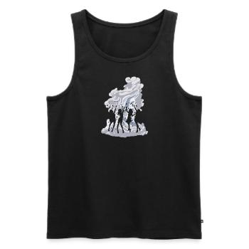 Disco Nachtleben Club - Männer Premium Bio Tank Top - Schwarz - Vorne - Michal (187cm)