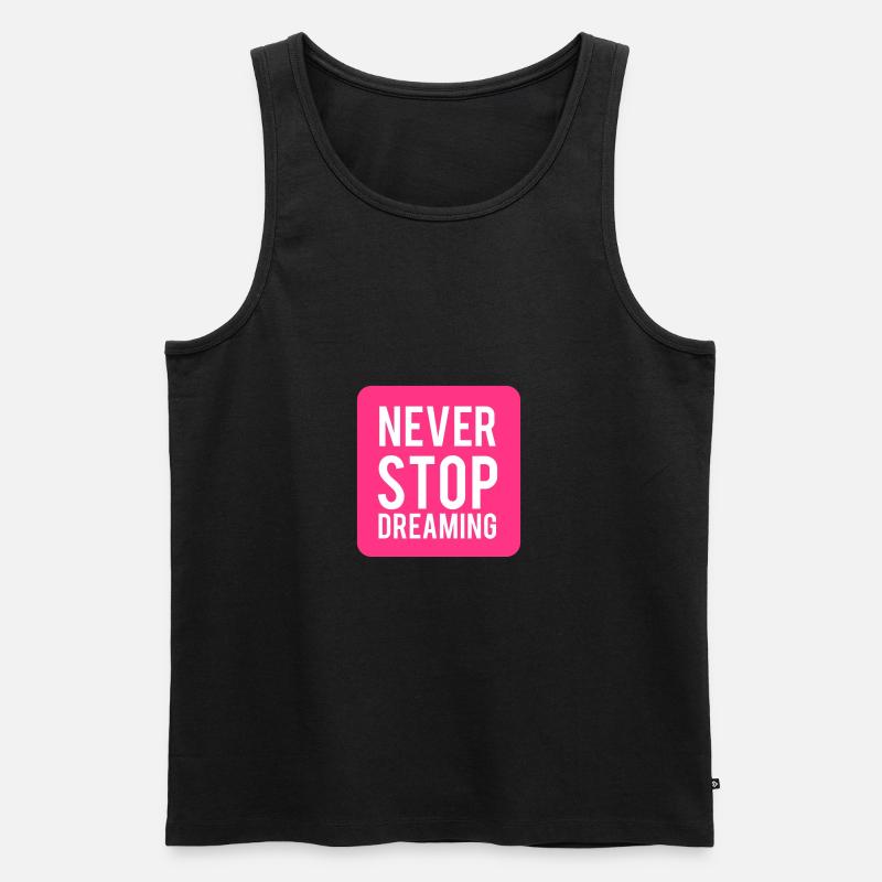 Träumer. Traumfänger. Zitate. Geschenk - Männer Premium Bio Tank Top - Schwarz