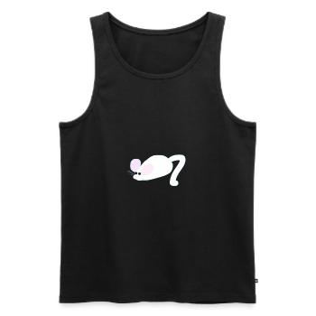 Enfants mignons / conception de souris de bébé - Débardeur bio Premium Homme - noir - Devant - AI Model Male 178 light (178cm)