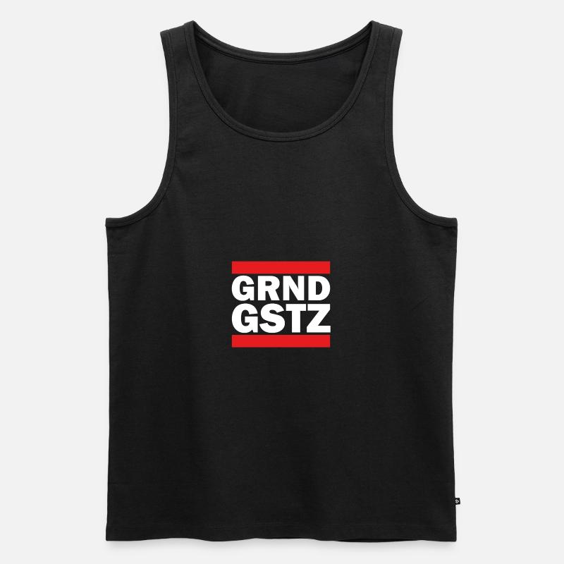 GRND GSTZ - Männer Premium Bio Tank Top - Schwarz