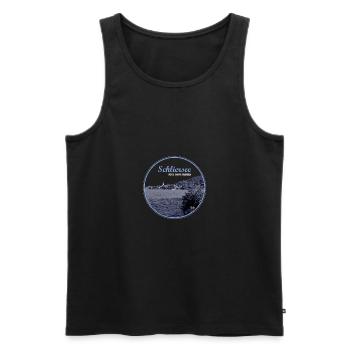 Schliersee I - Männer Premium Bio Tank Top - Schwarz - Vorne - Michal (187cm)