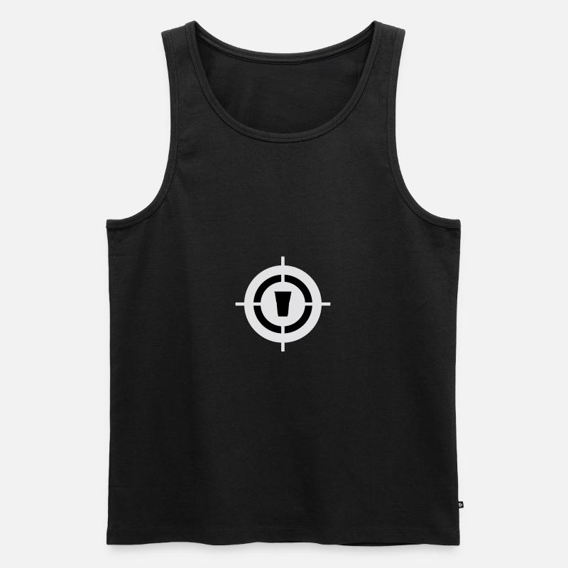 Beerpong Master - Männer Premium Bio Tank Top - Schwarz