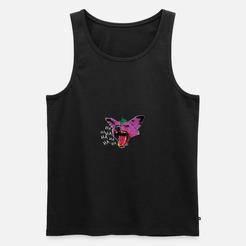 Hyänen - Hyäne - Männer Premium Bio Tank Top - Schwarz