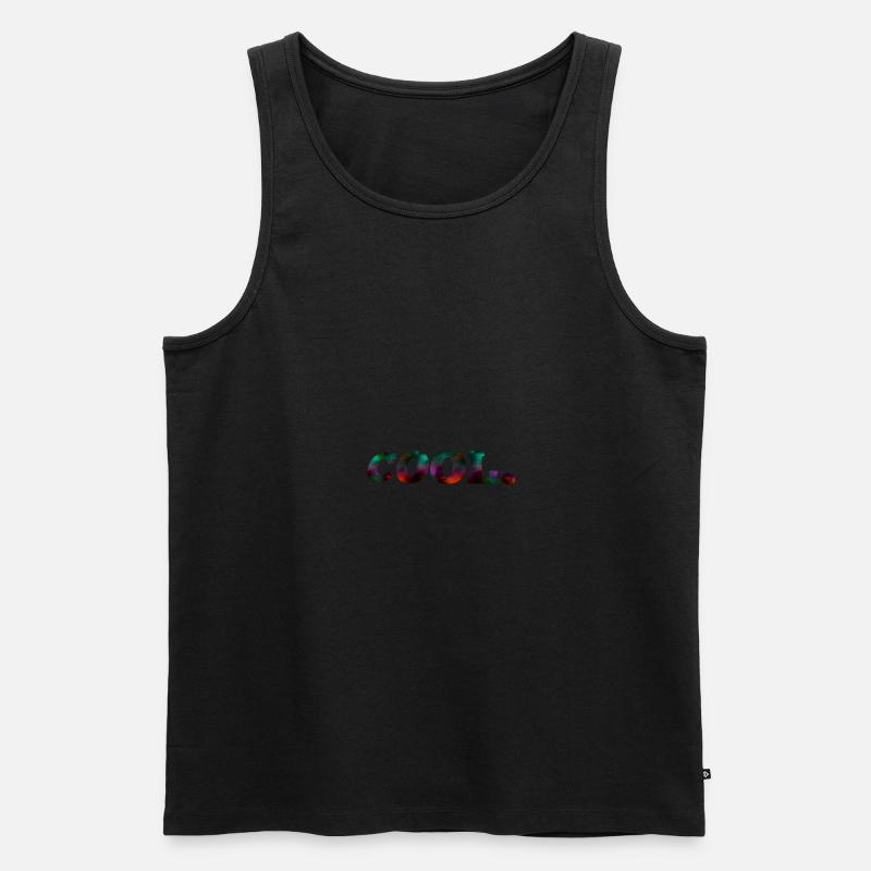 COOL. - Männer Premium Bio Tank Top - Schwarz