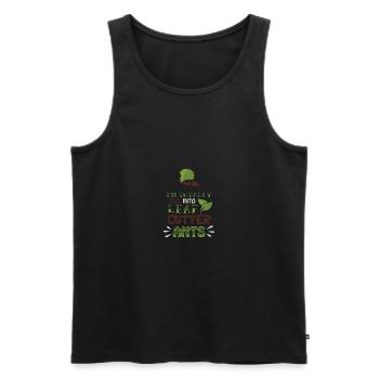 Ants leaf tailor ants insect gift - Men's Premium Organic Tank Top - black - Front - AI Model Male 178 light (178cm)