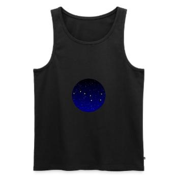 Großer Schöpflöffel - Männer Premium Bio Tank Top - Schwarz - Vorne - AI Model Male 178 light (178cm)