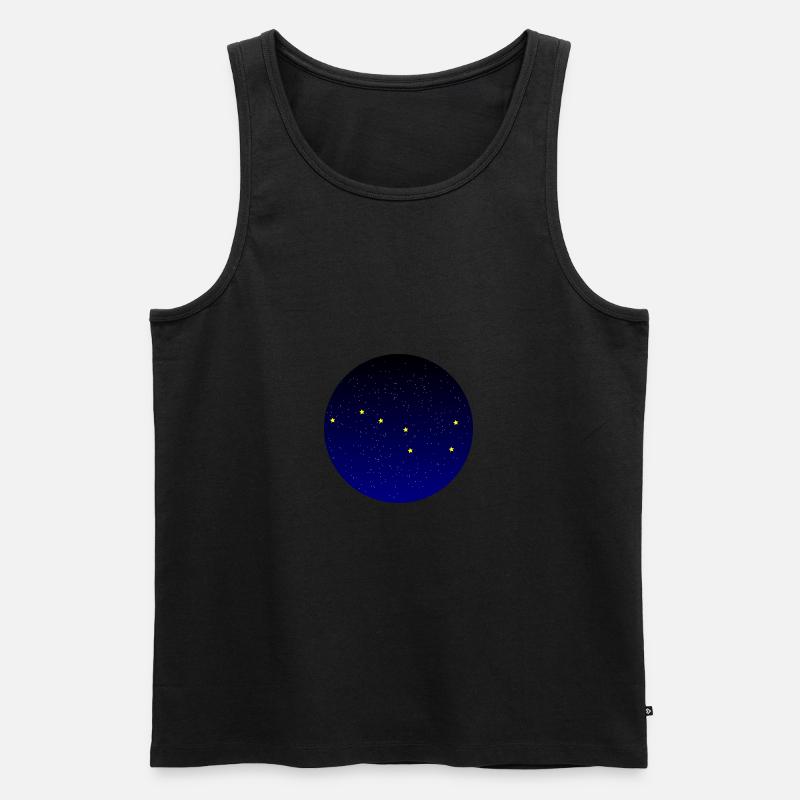 Großer Schöpflöffel - Männer Premium Bio Tank Top - Schwarz