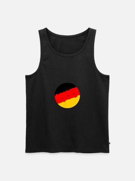 Germany flag - Men's Premium Organic Tank Top - black