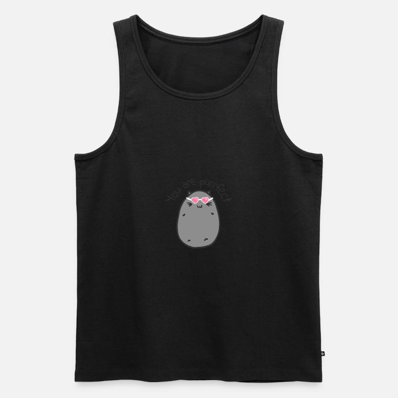 Katze - Männer Premium Bio Tank Top - Schwarz