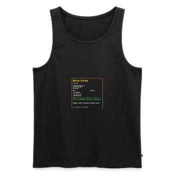 Legendärer Bester Freund Kumpel Legendär Held PC - Männer Premium Bio Tank Top - Schwarz - Vorne - Michal (187cm)