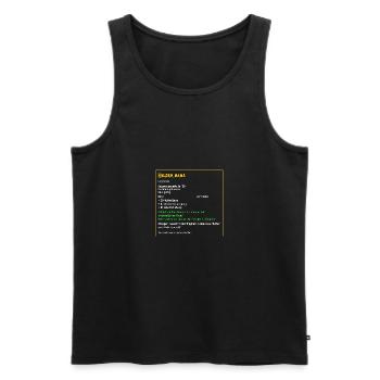 Legendäre Heldenmama Legendär Mama Mutter Mami - Männer Premium Bio Tank Top - Schwarz - Vorne - Michal (187cm)