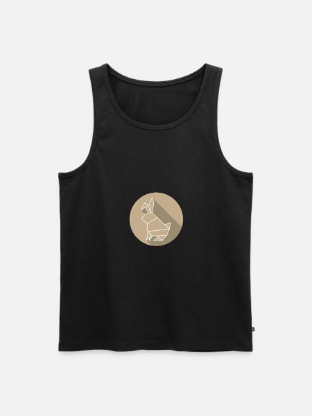 Rabbit - Men's Premium Organic Tank Top - black