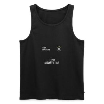 Team Bräutigam Gruppen Shirt Junggesellenabschied - Männer Premium Bio Tank Top - Schwarz - Vorne - Michal (187cm)