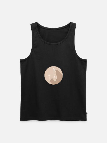 lama - Débardeur bio Premium Homme - noir