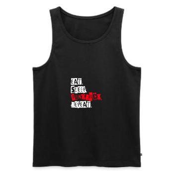 Cadeau du festival de musique Punk Rock Punk Rock - Débardeur bio Premium Homme - noir - Devant - Michal (187cm)