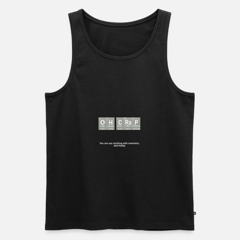 Oh Crap! - Männer Premium Bio Tank Top - Schwarz