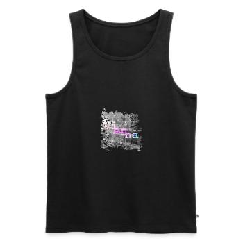 Wien - Männer Premium Bio Tank Top - Schwarz - Vorne - AI Model Male 178 light (178cm)