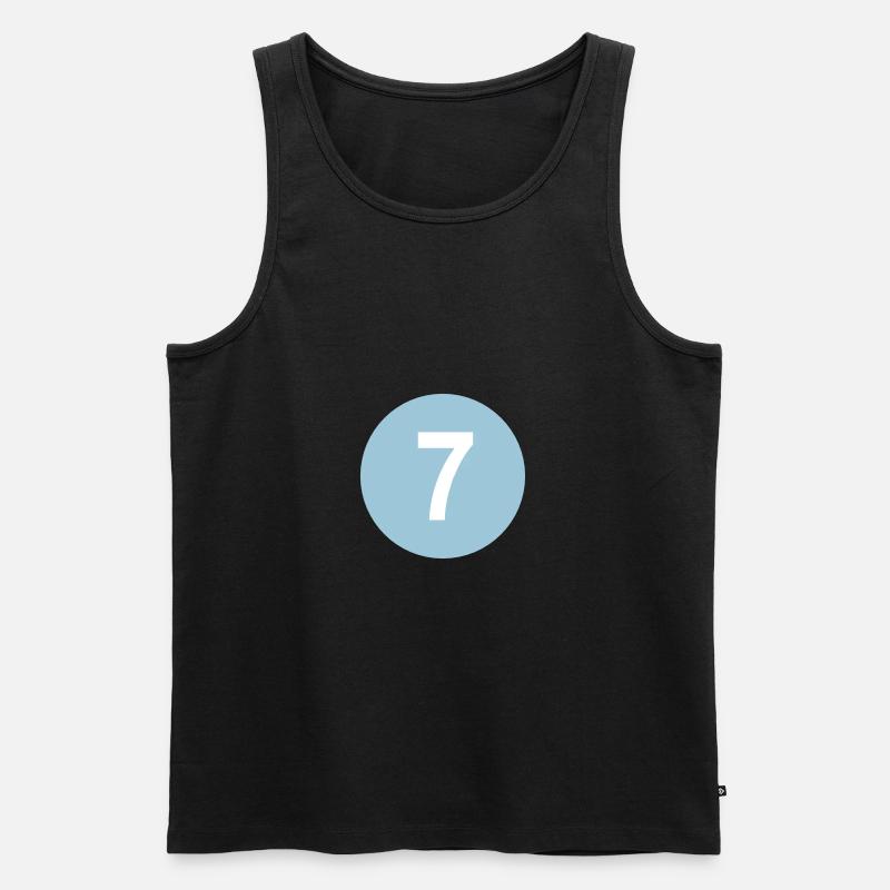 7 geschenkidee geschenk - Männer Premium Bio Tank Top - Schwarz