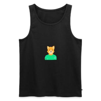 Dogtor Doktor Hund Geschenkidee - Männer Premium Bio Tank Top - Schwarz - Vorne - Michal (187cm)