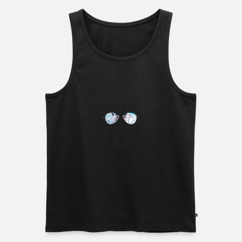 Doktor Arzt Mediziner - Männer Premium Bio Tank Top - Schwarz