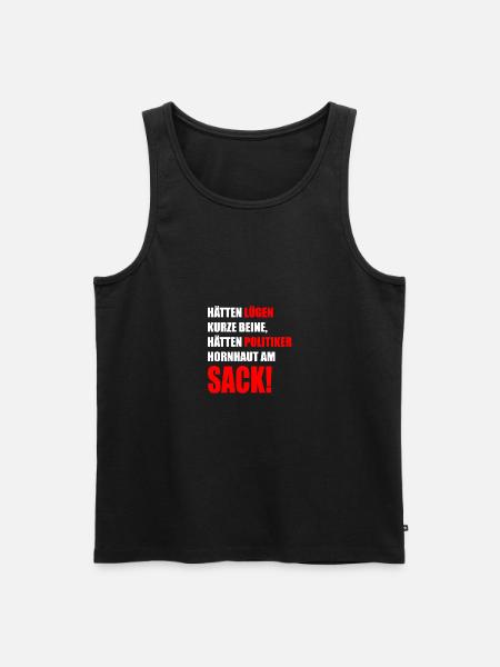 Politician - Men's Premium Organic Tank Top - black