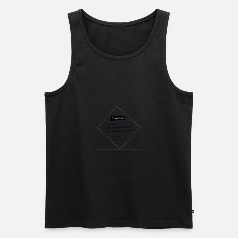 Zitat von Phil Dunphy - Männer Premium Bio Tank Top - Schwarz