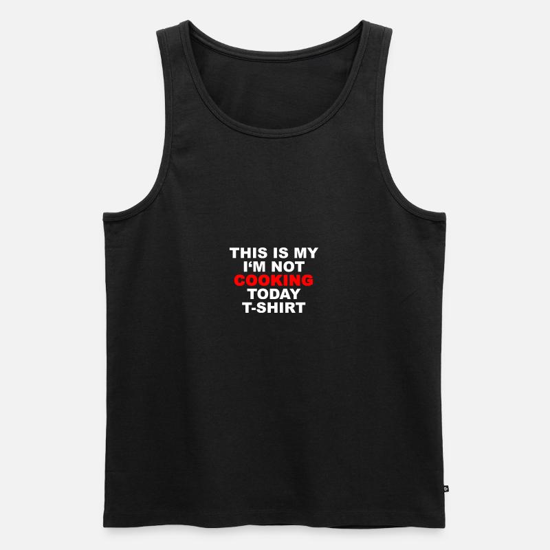 Not Today - Männer Premium Bio Tank Top - Schwarz