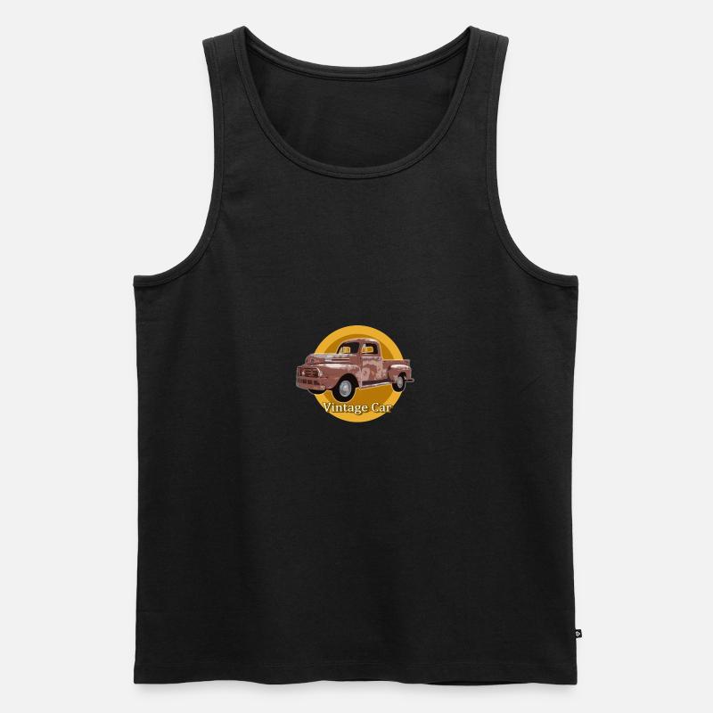 Oldtimer - Männer Premium Bio Tank Top - Schwarz