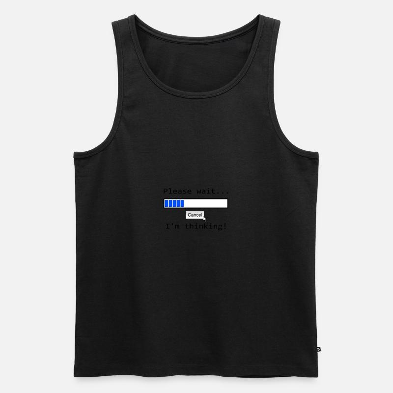 Funny - Männer Premium Bio Tank Top - Schwarz