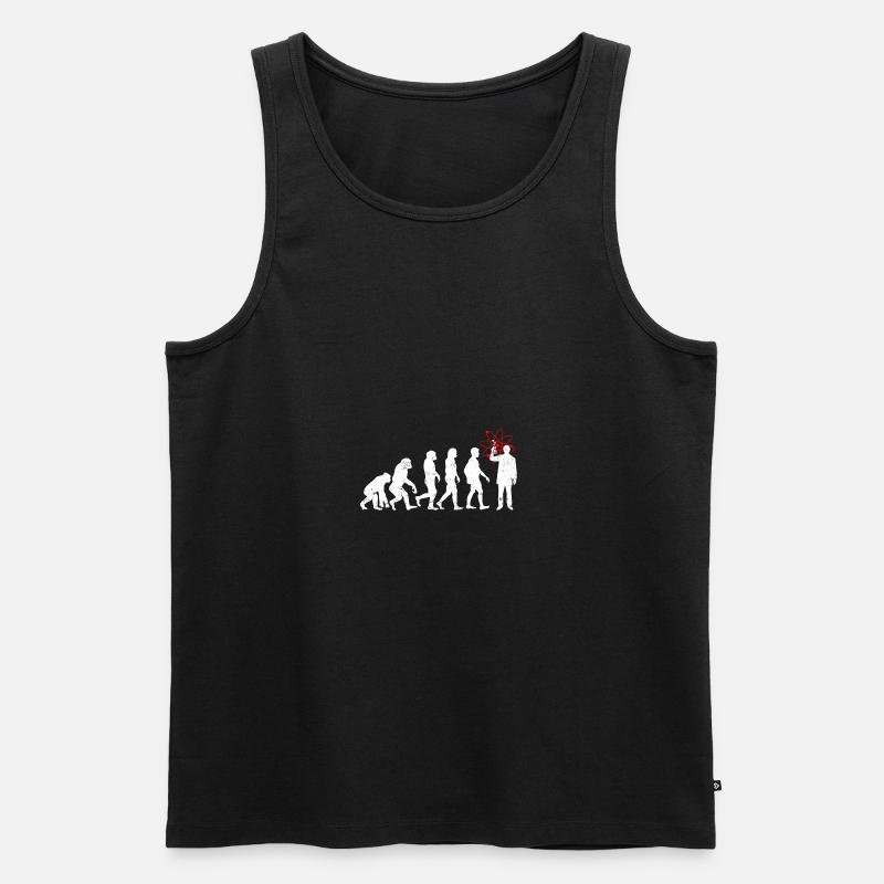 Physicien d'évolution - Débardeur bio Premium Homme - noir