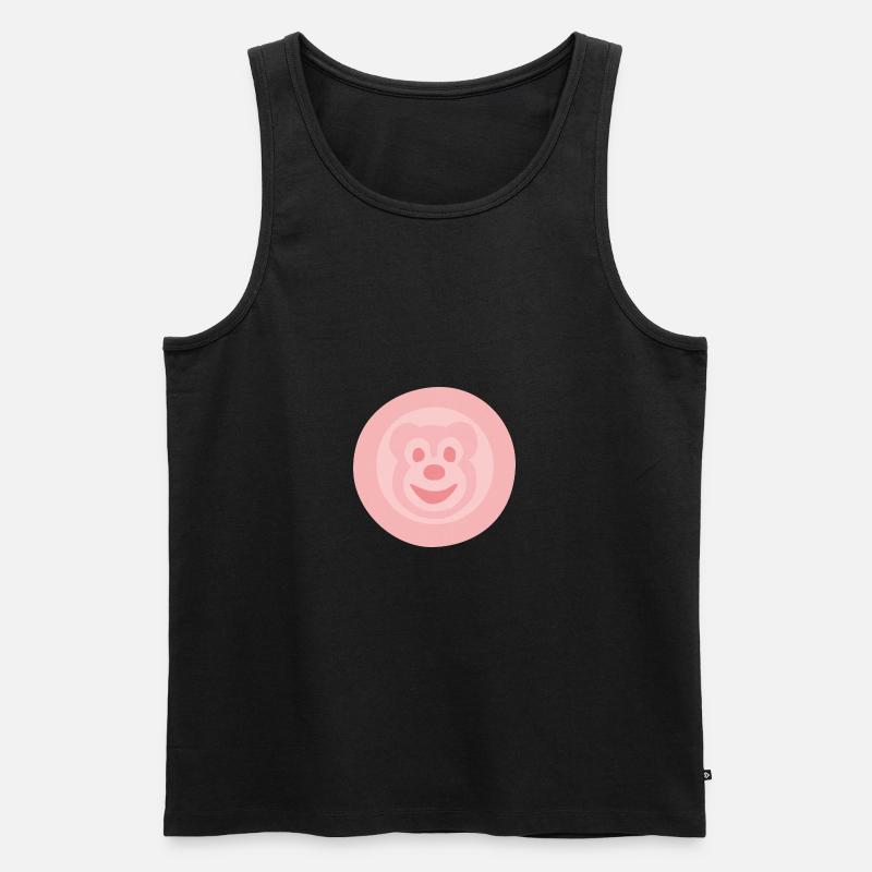 Bärchenwurst - Männer Premium Bio Tank Top - Schwarz