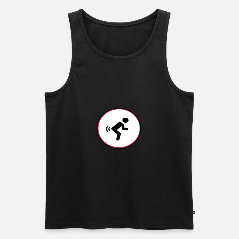 Furz - Männer Premium Bio Tank Top - Schwarz