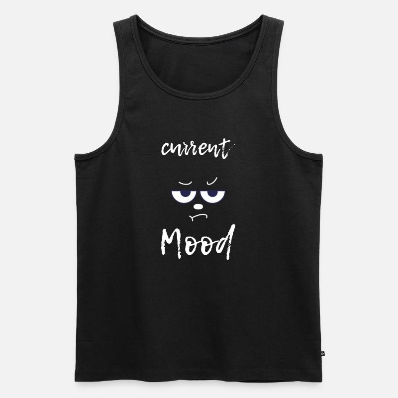 Current Mood funny - Männer Premium Bio Tank Top - Schwarz