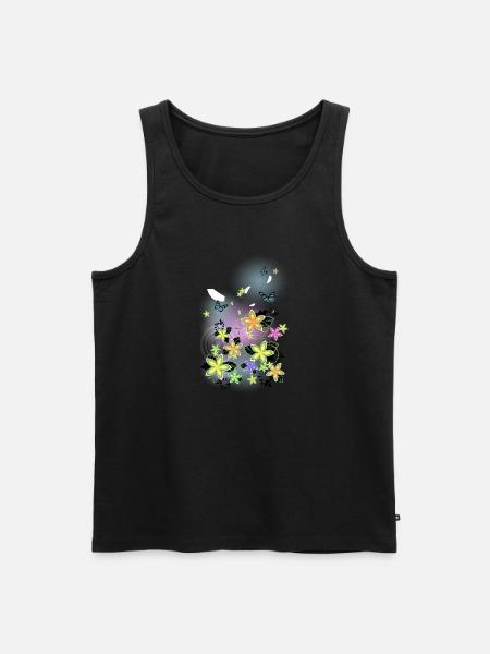 Frühlingsgefühle - Männer Premium Bio Tank Top - Schwarz