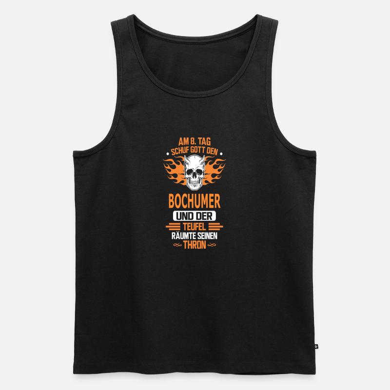 BOCHUMER - Männer Premium Bio Tank Top - Schwarz
