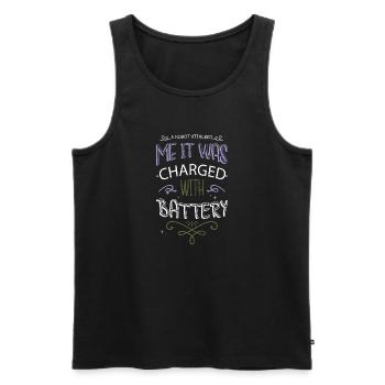 forester birthday present idea sayings geek - Männer Premium Bio Tank Top - Schwarz - Vorne - Michal (187cm)