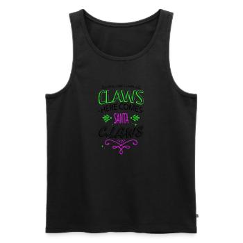 cool beard dinosaurs birthday present happy bday - Männer Premium Bio Tank Top - Schwarz - Vorne - Michal (187cm)
